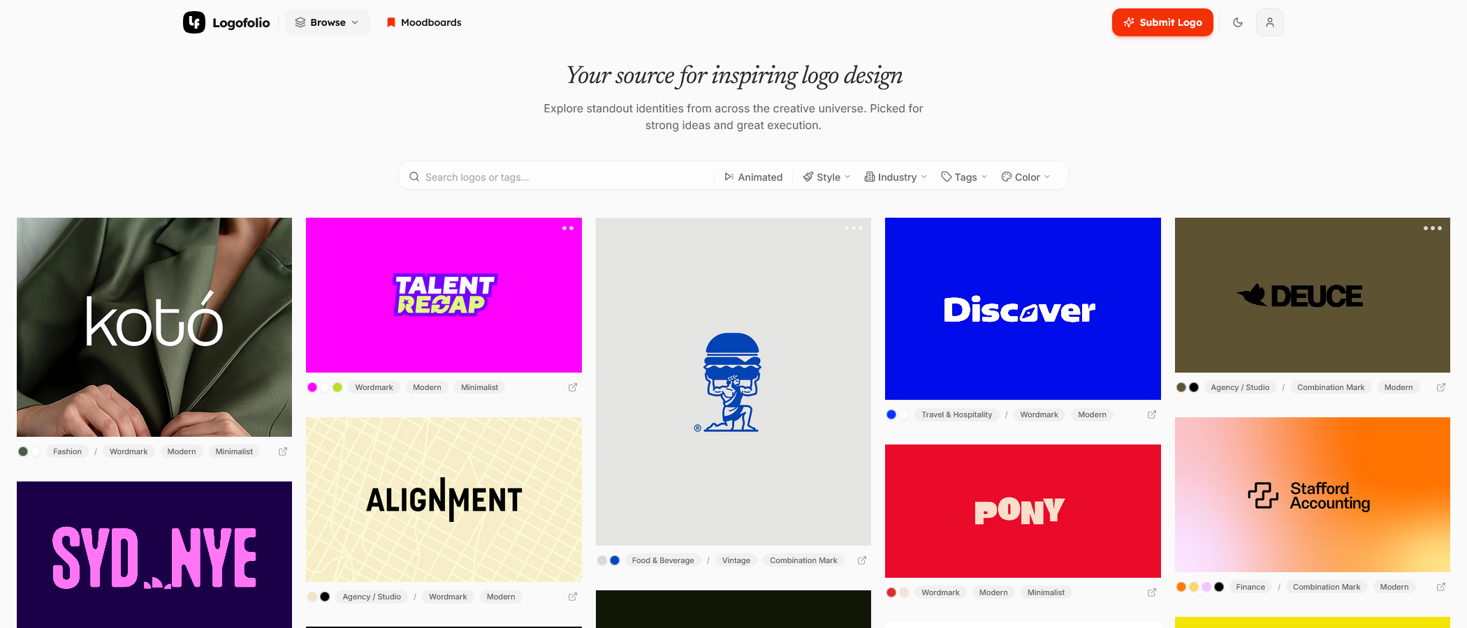 Logofolio.com: Your source for inspiring logo design