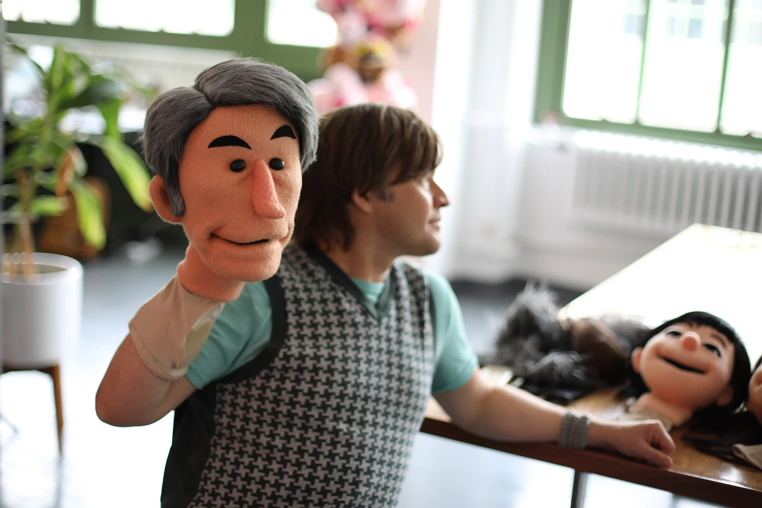 Furry Puppet Studio: character design, not a police sketch