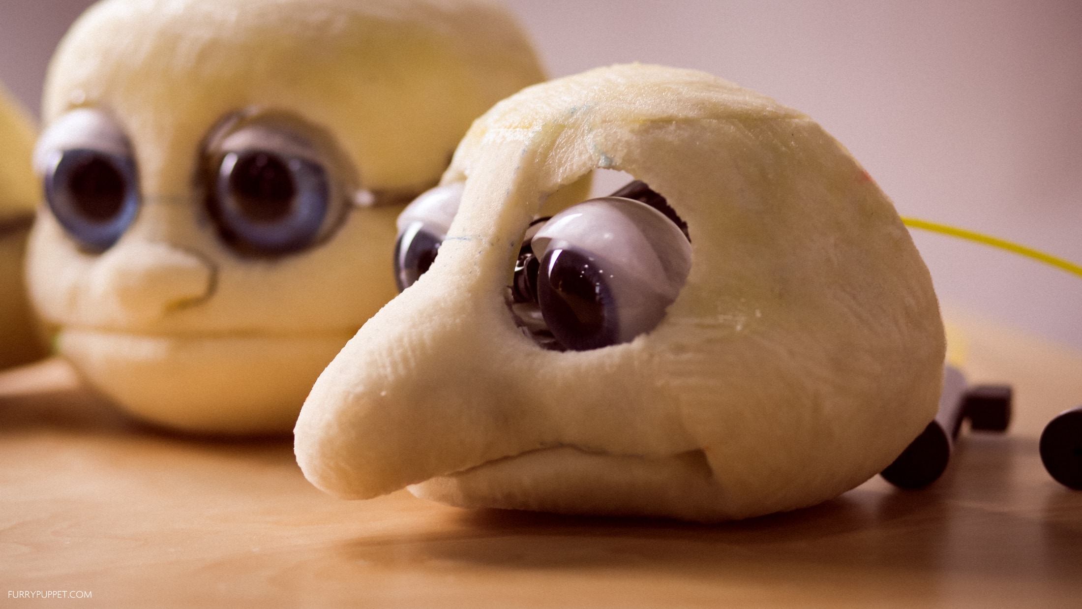 Furry Puppet Studio: character design, not a police sketch
