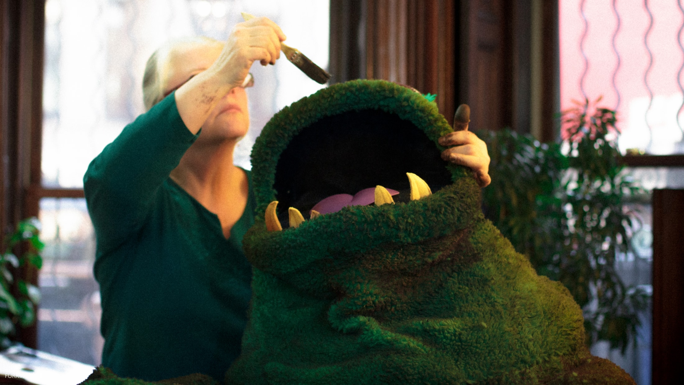 Furry Puppet Studio: character design, not a police sketch